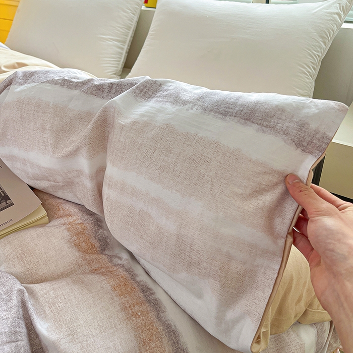 91家纺网 家纺一手货源 找家纺 大柏树 2026新款全棉纯棉13376印花单被套单品被套被套单件 月冉星河咖