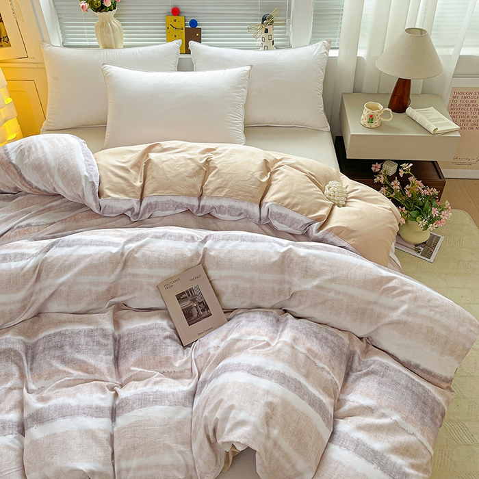 91家纺网 家纺一手货源 找家纺 大柏树 2026新款全棉纯棉13376印花单被套单品被套被套单件 月冉星河咖