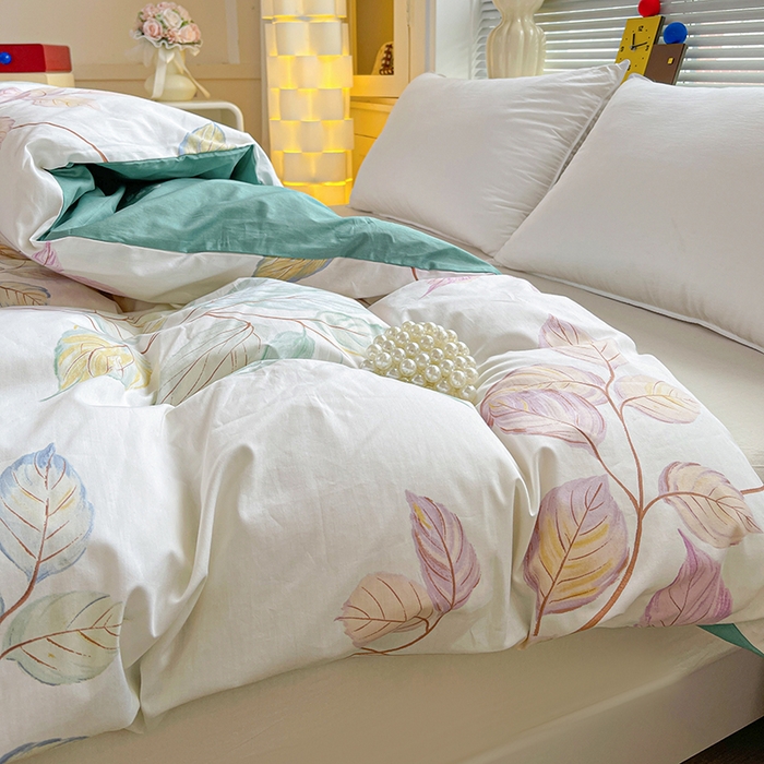 91家纺网 家纺一手货源 找家纺 大柏树 2026新款全棉纯棉13376印花单被套单品被套被套单件 满庭绿