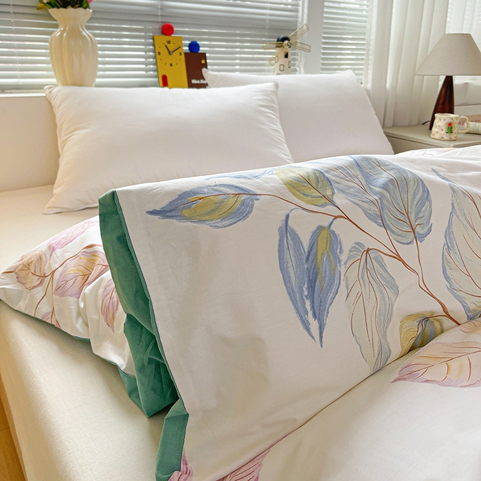 91家纺网 家纺一手货源 找家纺 大柏树 2026新款全棉纯棉13376印花单被套单品被套被套单件 满庭绿