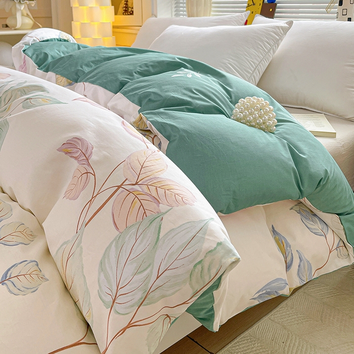 91家纺网 家纺一手货源 找家纺 大柏树 2026新款全棉纯棉13376印花单被套单品被套被套单件 满庭绿