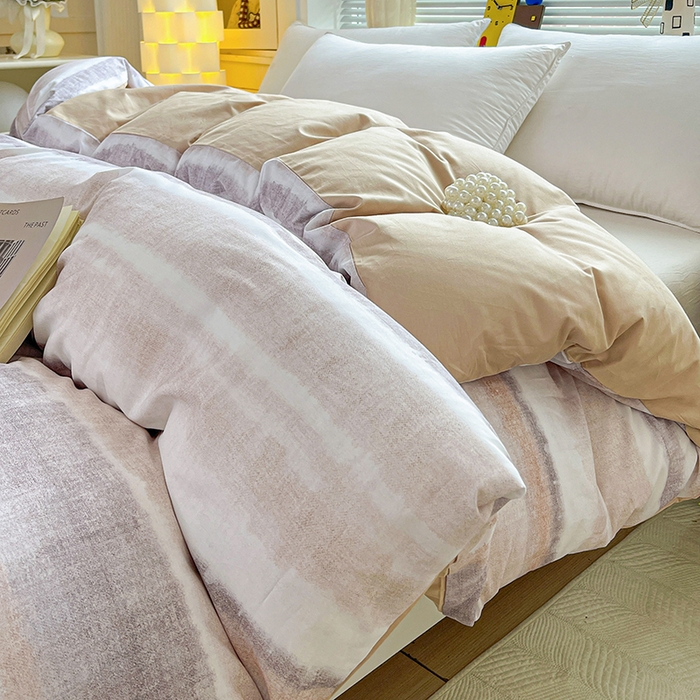 91家纺网 家纺一手货源 找家纺 大柏树 2026新款全棉纯棉13376印花单被套单品被套被套单件 月冉星河咖