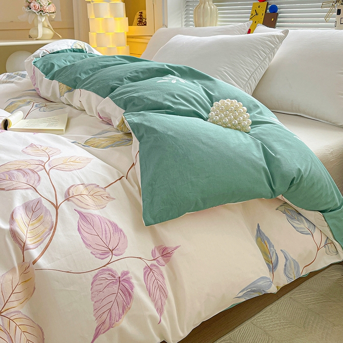 91家纺网 家纺一手货源 找家纺 大柏树 2026新款全棉纯棉13376印花单被套单品被套被套单件 满庭绿