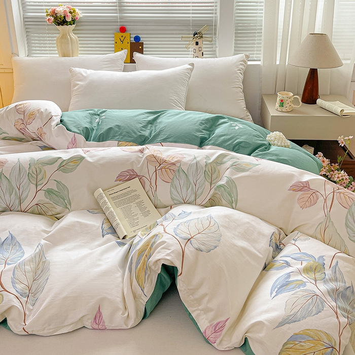 91家纺网 家纺一手货源 找家纺 大柏树 2026新款全棉纯棉13376印花单被套单品被套被套单件 满庭绿