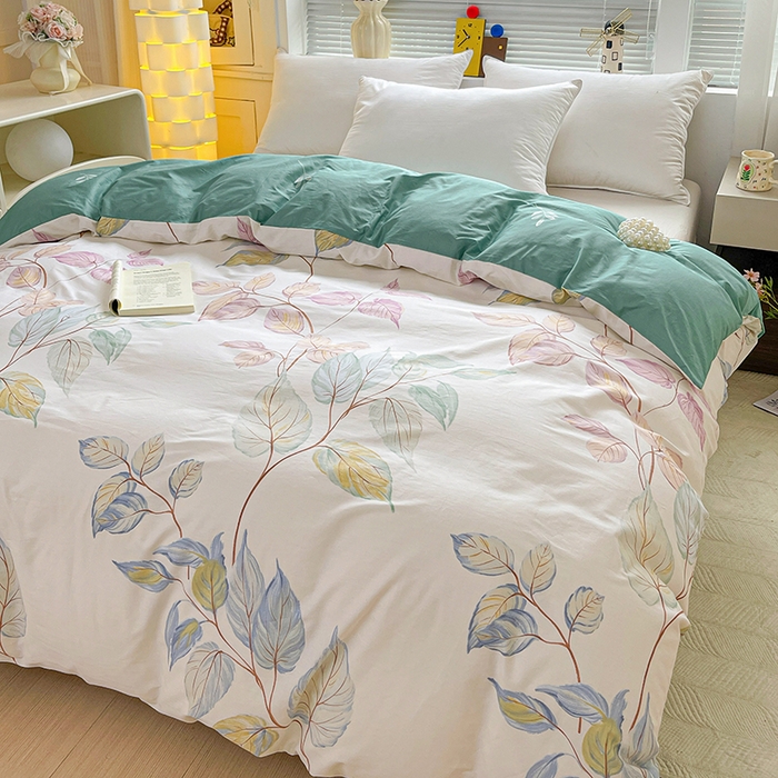 91家纺网 家纺一手货源 找家纺 大柏树 2026新款全棉纯棉13376印花单被套单品被套被套单件 满庭绿