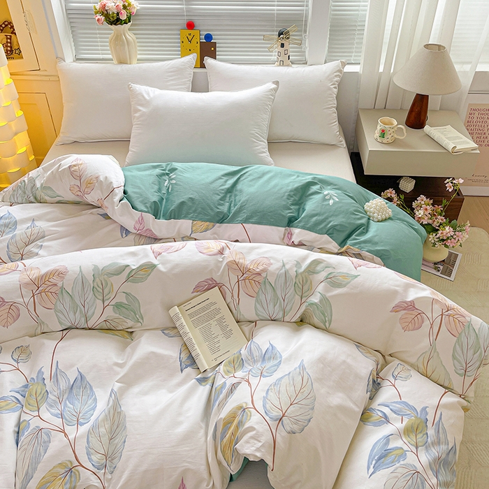 91家纺网 家纺一手货源 找家纺 大柏树 2026新款全棉纯棉13376印花单被套单品被套被套单件 满庭绿