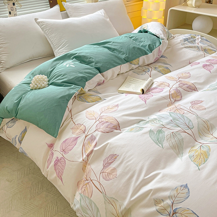 91家纺网 家纺一手货源 找家纺 大柏树 2026新款全棉纯棉13376印花单被套单品被套被套单件 满庭绿