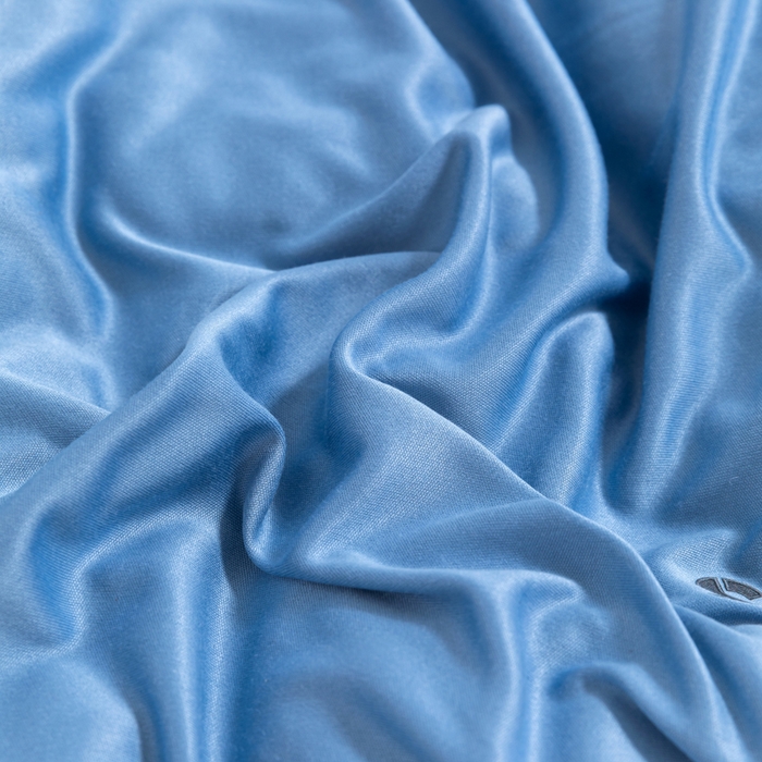 91家纺网 家纺一手货源 找家纺 莉迪娅 2026新款深睡控温云朵被被子被芯 天蓝拼浅咖