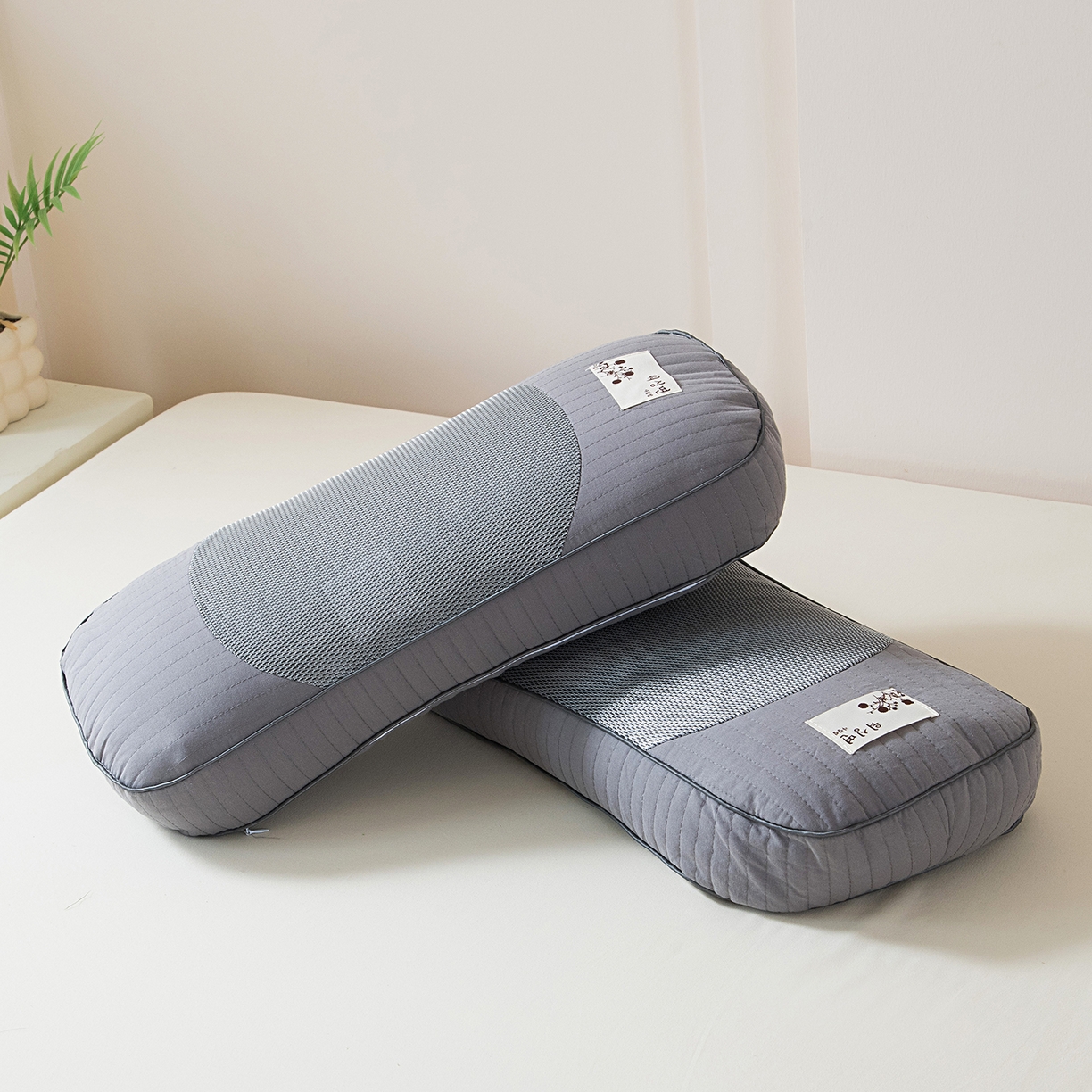 91家纺网 家纺一手货源 找家纺 （总）莉迪娅 2026新款纯棉荞麦枕头枕芯