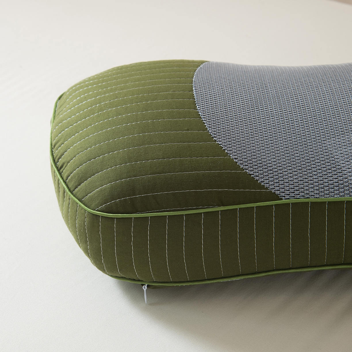 91家纺网 家纺一手货源 找家纺 莉迪娅 2026新款纯棉荞麦枕头枕芯 绿色