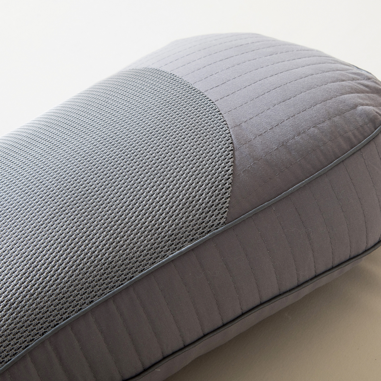 91家纺网 家纺一手货源 找家纺 莉迪娅 2026新款纯棉荞麦枕头枕芯 灰色