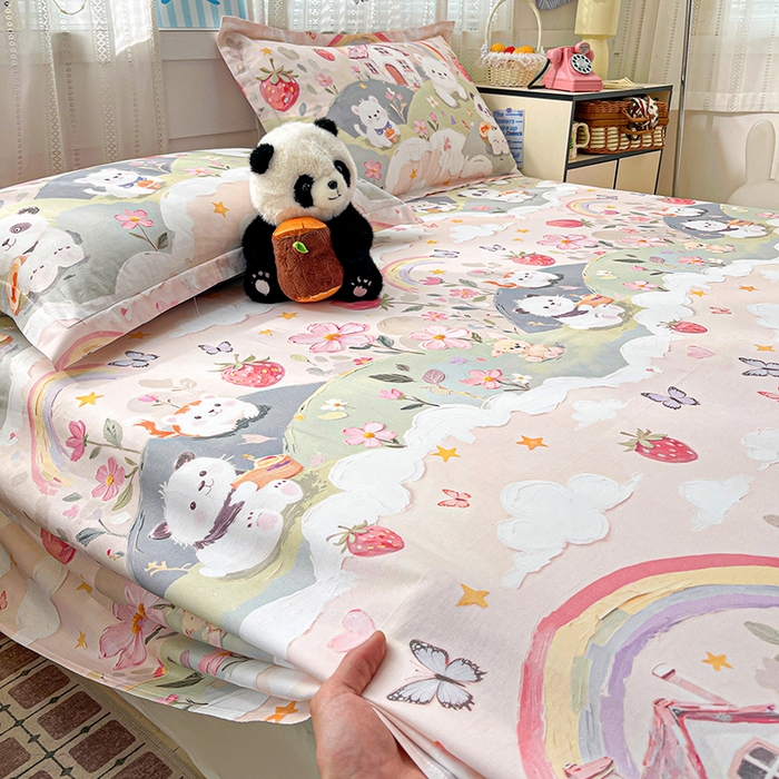 91家纺网 家纺一手货源 找家纺 （总）大柏树 2026新款全棉纯棉13376印花单床单单品床单床单单件