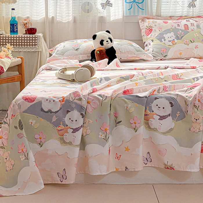 91家纺网 家纺一手货源 找家纺 （总）大柏树 2026新款全棉纯棉13376印花单床单单品床单床单单件