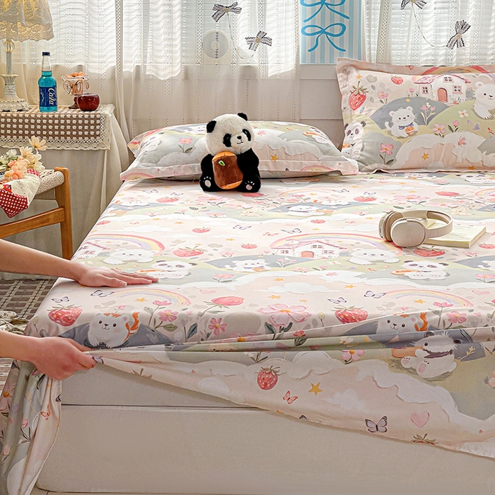 91家纺网 家纺一手货源 找家纺 （总）大柏树 2026新款全棉纯棉13376印花单床单单品床单床单单件