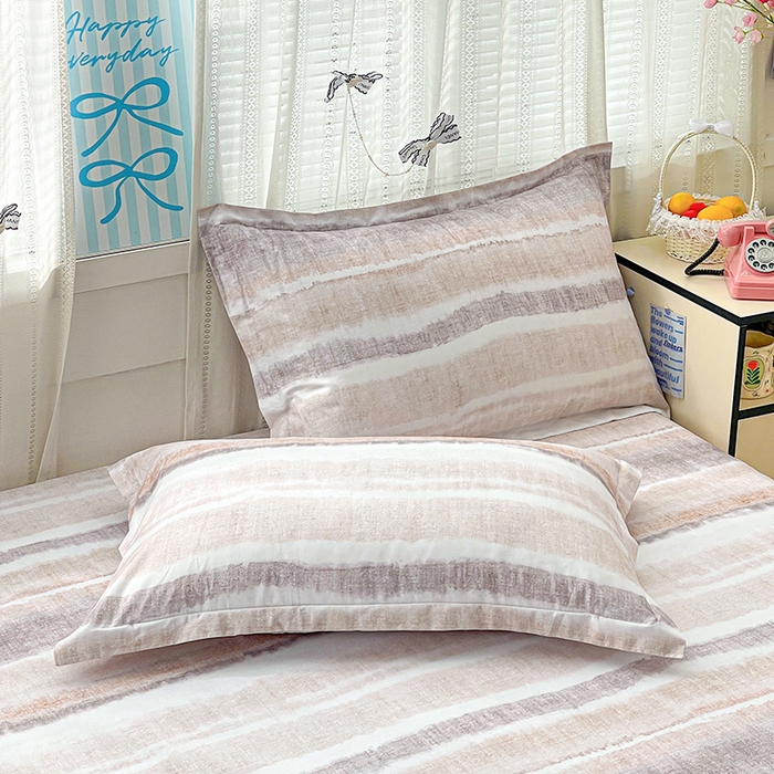 91家纺网 家纺一手货源 找家纺 大柏树 2026新款全棉纯棉13376印花单床单单品床单床单单件 月冉星河咖