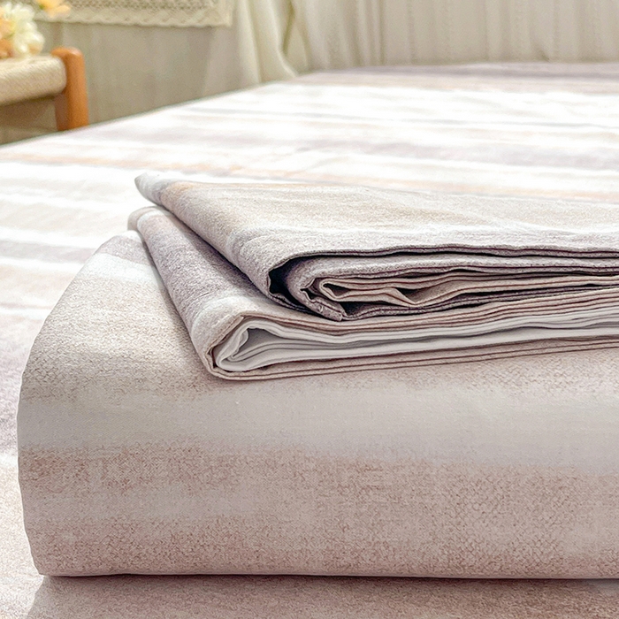 91家纺网 家纺一手货源 找家纺 大柏树 2026新款全棉纯棉13376印花单床单单品床单床单单件 月冉星河咖