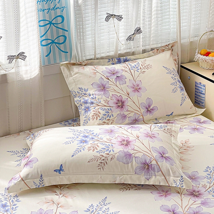 91家纺网 家纺一手货源 找家纺 大柏树 2026新款全棉纯棉13376印花单床单单品床单床单单件 晴川