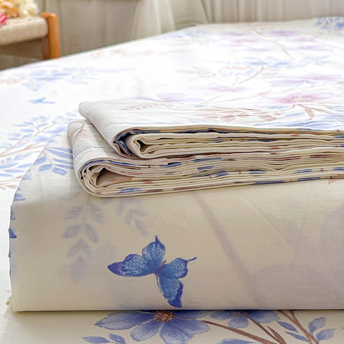 91家纺网 家纺一手货源 找家纺 大柏树 2026新款全棉纯棉13376印花单床单单品床单床单单件 晴川