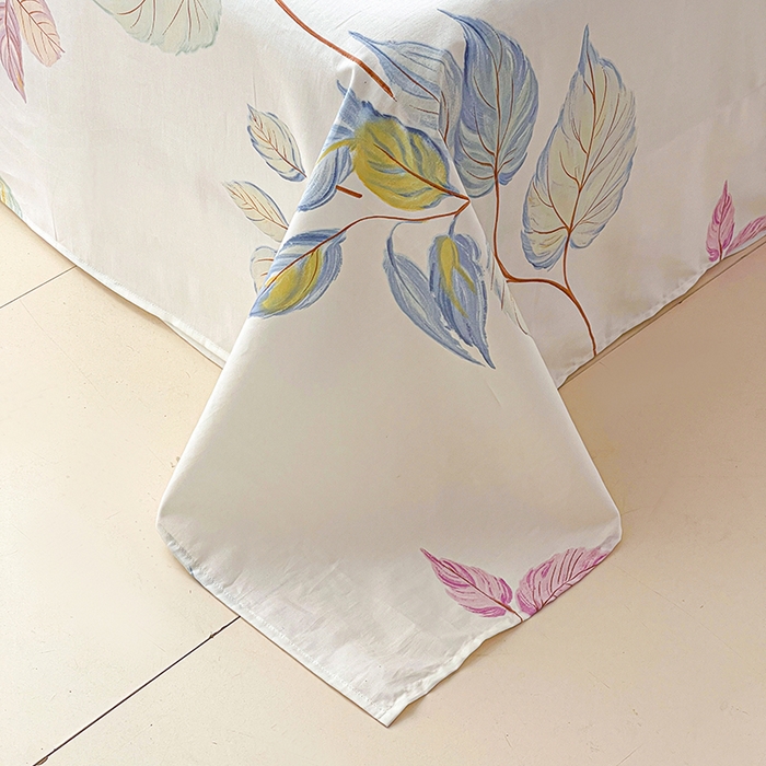 91家纺网 家纺一手货源 找家纺 大柏树 2026新款全棉纯棉13376印花单床单单品床单床单单件 满庭绿