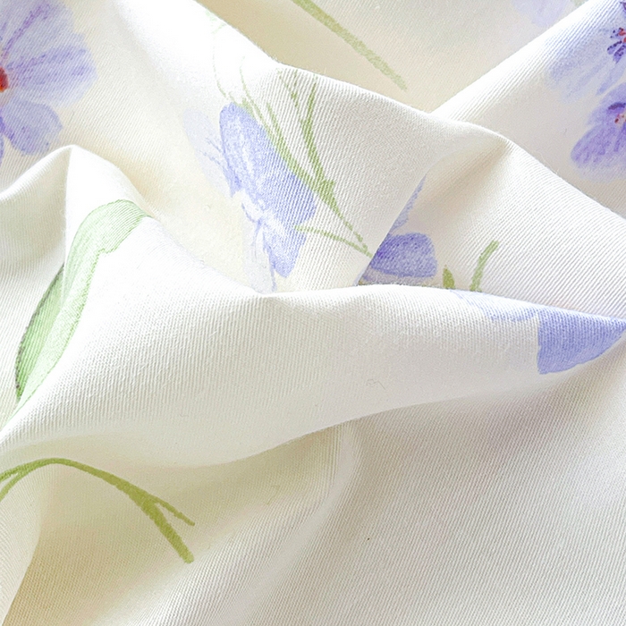 91家纺网 家纺一手货源 找家纺 大柏树 2026新款全棉纯棉13376印花单床单单品床单床单单件 花织梦紫