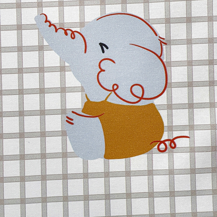 91家纺网 家纺一手货源 找家纺 大柏树 2026新款全棉纯棉13376印花单床单单品床单床单单件 活力小象