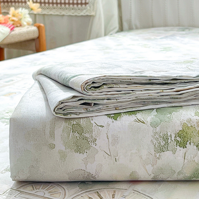 91家纺网 家纺一手货源 找家纺 大柏树 2026新款全棉纯棉13376印花单床单单品床单床单单件 洛克庄园