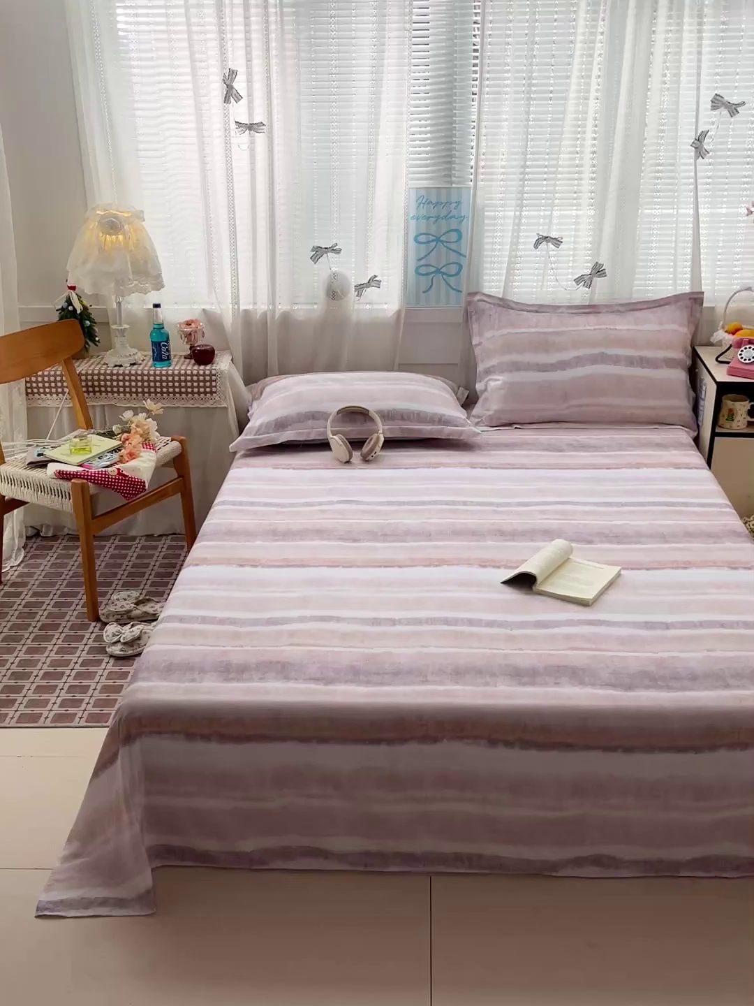 91家纺网 家纺一手货源 找家纺 大柏树 2026新款全棉纯棉13376印花单床单单品床单床单单件 月冉星河咖