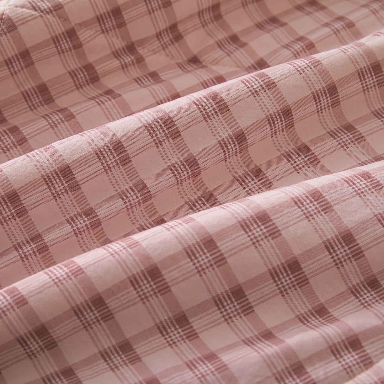 91家纺网 家纺一手货源 找家纺 寐眠 2026新款水洗棉花夏被夏凉被空调被 粉雾小格