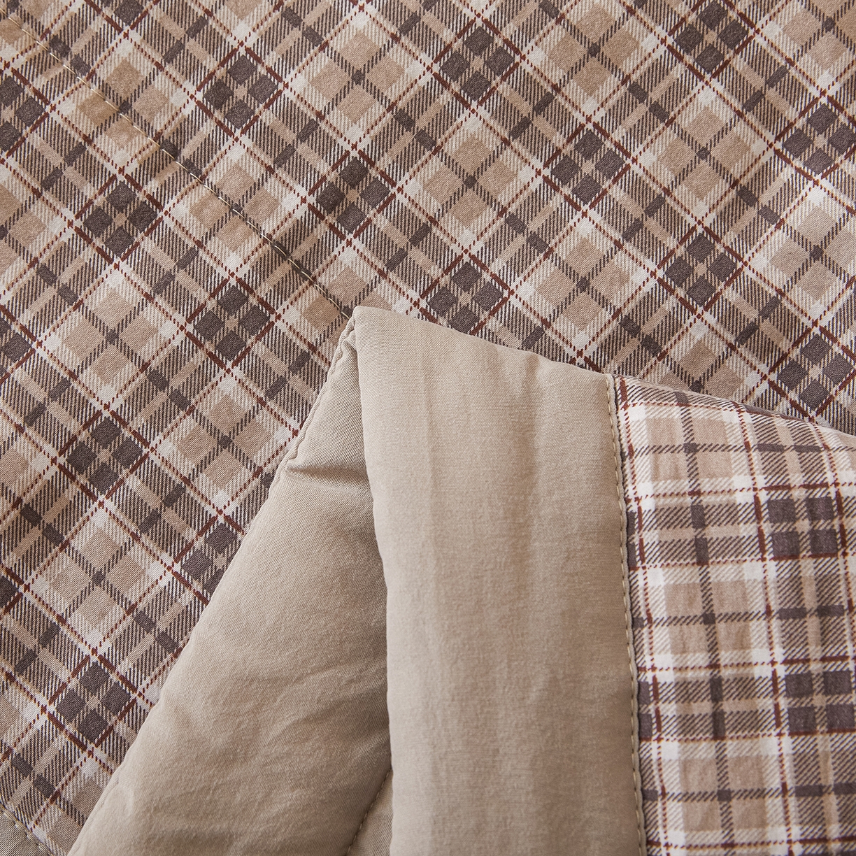 91家纺网 家纺一手货源 找家纺 寐眠 2026新款水洗棉花夏被夏凉被空调被 芋泥奶咖