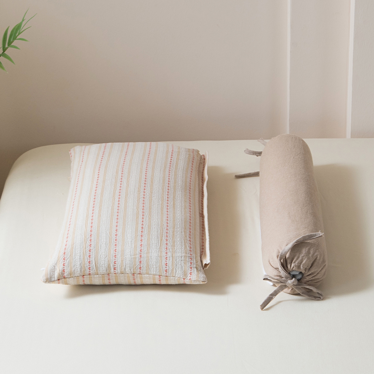 91家纺网 家纺一手货源 找家纺 （总）莉迪娅 2026新款全棉立体条纹荞麦枕枕头枕芯