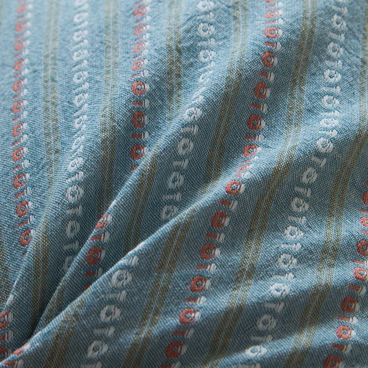 91家纺网 家纺一手货源 找家纺 莉迪娅 2026新款全棉立体条纹荞麦枕枕头枕芯 条纹绿