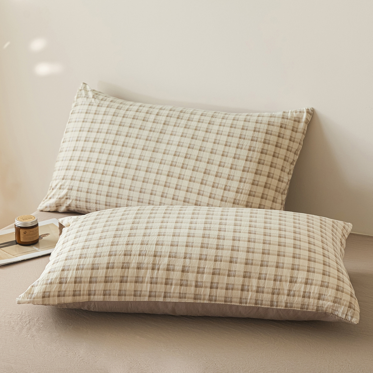 91家纺网 家纺一手货源 找家纺 寐眠 2026新款水洗棉花夏被夏凉被空调被 燕麦小方