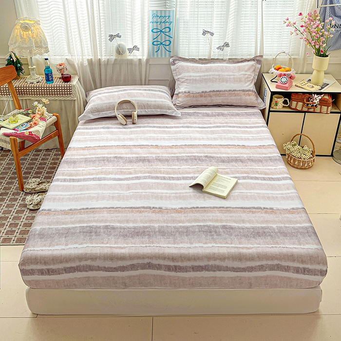 91家纺网 家纺一手货源 找家纺 大柏树 2026新款全棉纯棉13376印花单床笠单品床笠床笠单件 月冉星河咖