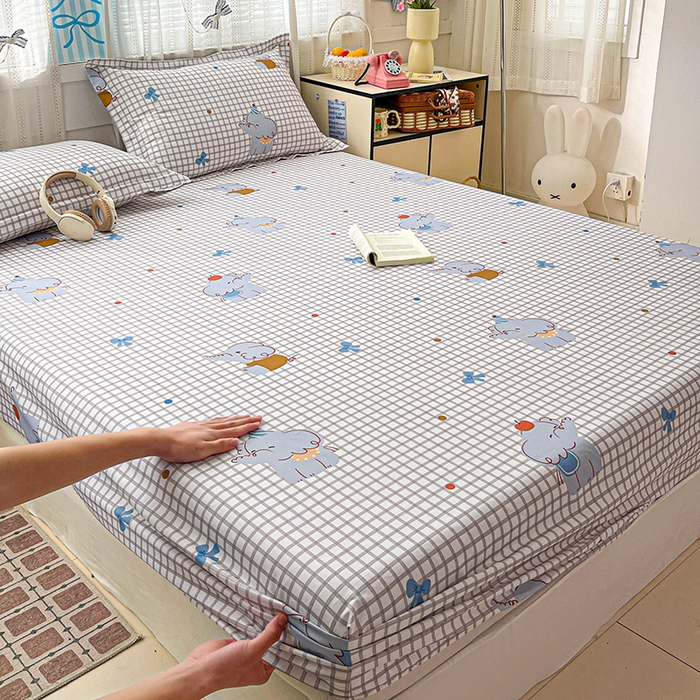 91家纺网 家纺一手货源 找家纺 （总）大柏树 2026新款全棉纯棉13376印花单床笠单品床笠床笠单件