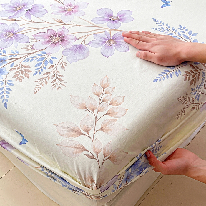 91家纺网 家纺一手货源 找家纺 大柏树 2026新款全棉纯棉13376印花单床笠单品床笠床笠单件 晴川