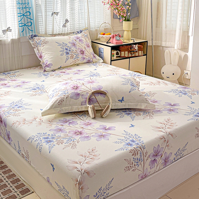 91家纺网 家纺一手货源 找家纺 大柏树 2026新款全棉纯棉13376印花单床笠单品床笠床笠单件 晴川