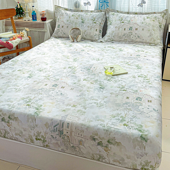 91家纺网 家纺一手货源 找家纺 大柏树 2026新款全棉纯棉13376印花单床笠单品床笠床笠单件 洛克庄园