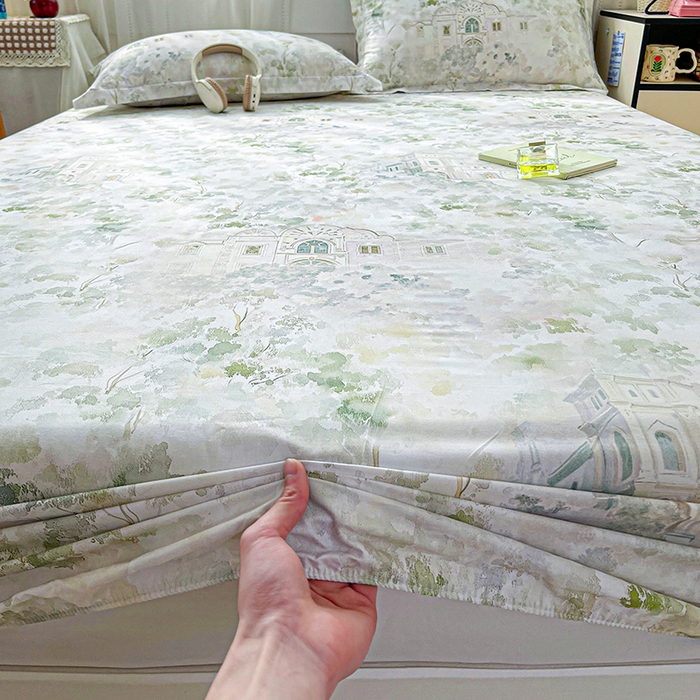 91家纺网 家纺一手货源 找家纺 大柏树 2026新款全棉纯棉13376印花单床笠单品床笠床笠单件 洛克庄园