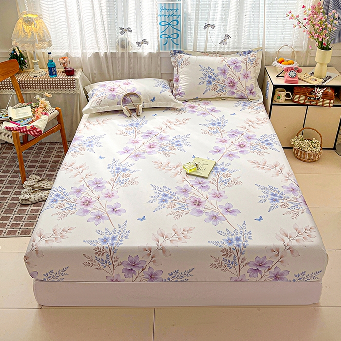 91家纺网 家纺一手货源 找家纺 大柏树 2026新款全棉纯棉13376印花单床笠单品床笠床笠单件 晴川