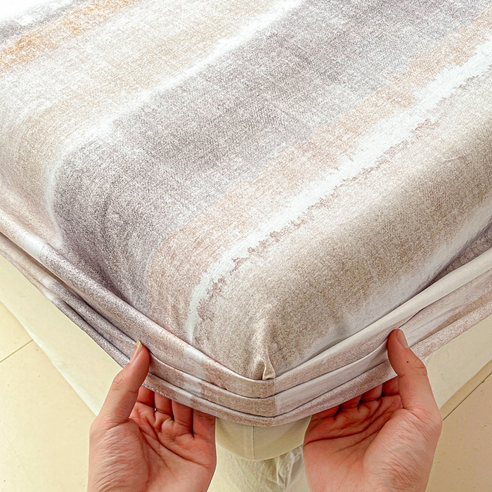 91家纺网 家纺一手货源 找家纺 大柏树 2026新款全棉纯棉13376印花单床笠单品床笠床笠单件 月冉星河咖