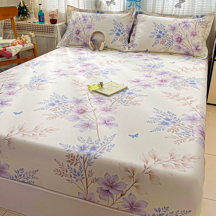 91家纺网 家纺一手货源 找家纺 大柏树 2026新款全棉纯棉13376印花单床笠单品床笠床笠单件 晴川