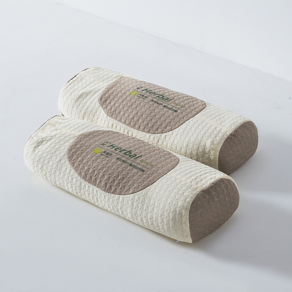 莉迪娅 2026新款本草呵护针织棉荞麦护颈枕枕头枕芯 米白