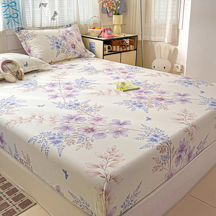 91家纺网 家纺一手货源 找家纺 大柏树 2026新款全棉纯棉13376印花单床笠单品床笠床笠单件 晴川