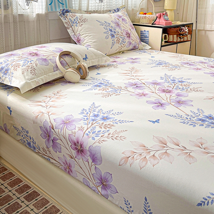 91家纺网 家纺一手货源 找家纺 大柏树 2026新款全棉纯棉13376印花单床笠单品床笠床笠单件 晴川