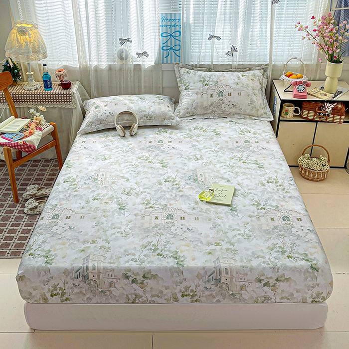 91家纺网 家纺一手货源 找家纺 大柏树 2026新款全棉纯棉13376印花单床笠单品床笠床笠单件 洛克庄园