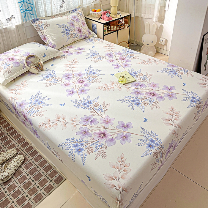 91家纺网 家纺一手货源 找家纺 大柏树 2026新款全棉纯棉13376印花单床笠单品床笠床笠单件 晴川