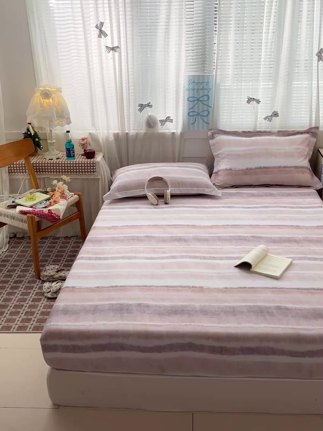 91家纺网 家纺一手货源 找家纺 大柏树 2026新款全棉纯棉13376印花单床笠单品床笠床笠单件 月冉星河咖