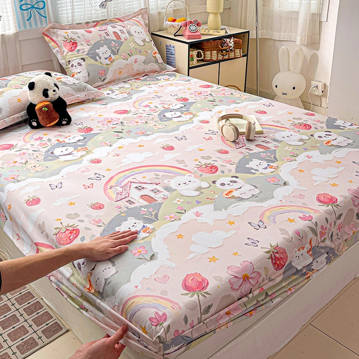 91家纺网 家纺一手货源 找家纺 （总）大柏树 2026新款全棉纯棉13376印花单床笠单品床笠床笠单件