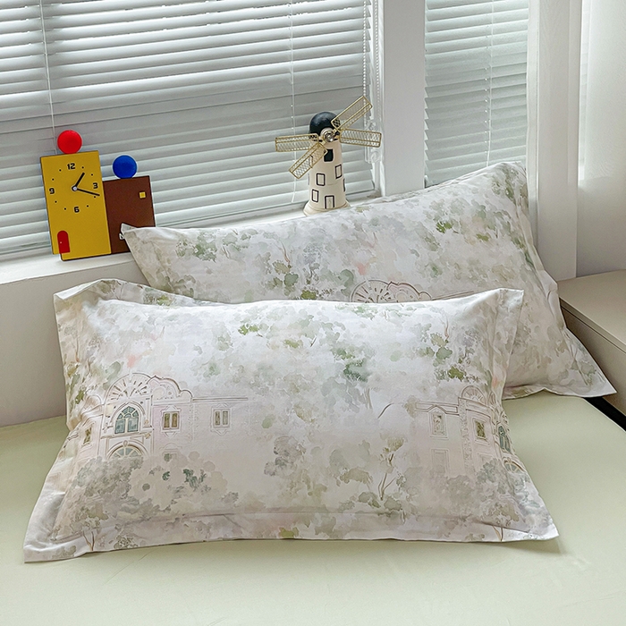 91家纺网 家纺一手货源 找家纺 （总）大柏树 2026新款全棉纯棉13376印花单枕套单品枕套枕套单件