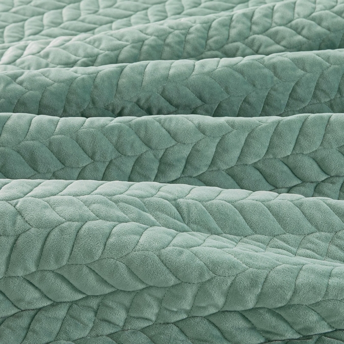 91家纺网 家纺一手货源 找家纺 莉迪娅 2026新款立体雕花牛奶绒床盖四件套-轻奢花语 轻奢花语-蔚蓝